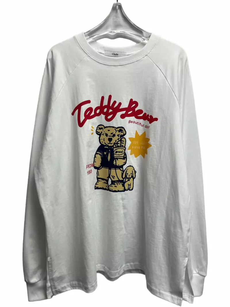 Clode - Korean Women Fashion - #womensfashion - Teddy Bear Tee - 11