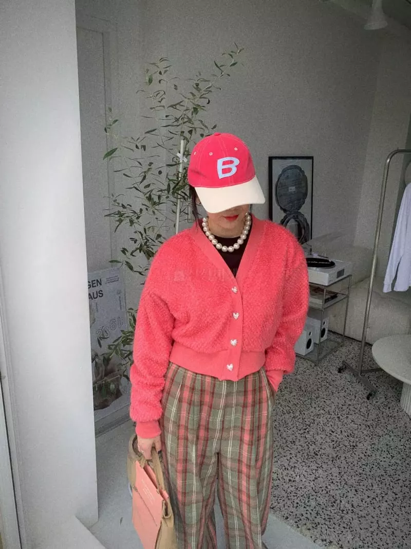 Clode - Korean Women Fashion - #womensfashion - Fleece Check Pants - 9