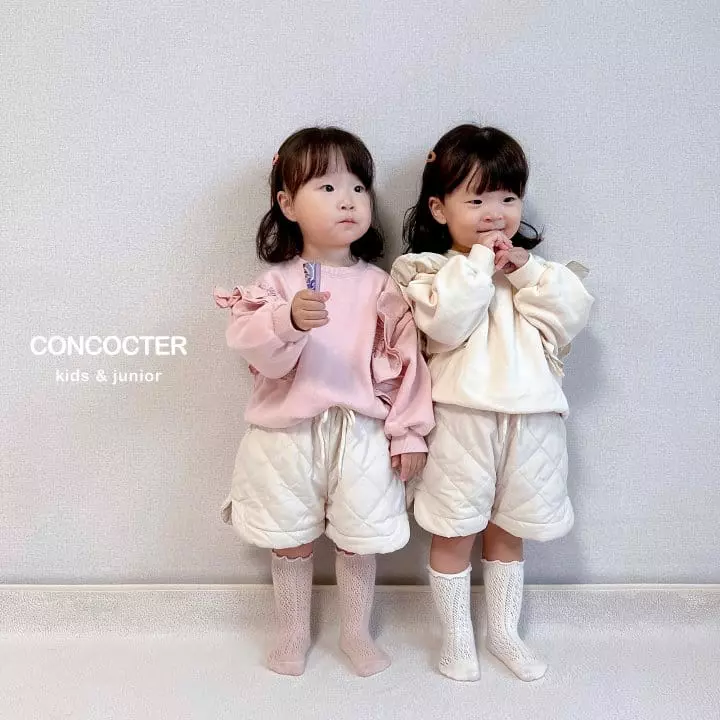 Concocter - Korean Children Fashion - #kidsshorts - Wing Frill Sweatshirt - 6