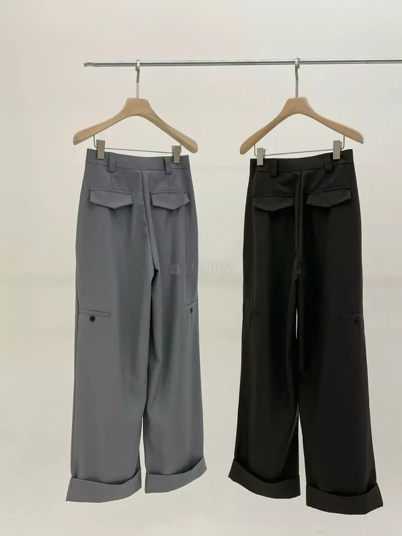 Creamvilla - Korean Women Fashion - #momslook - For Ward Pants - 5