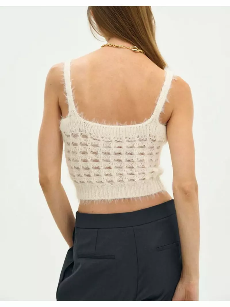 Creamvilla - Korean Women Fashion - #momslook - Shasha Knit Bustier - 6
