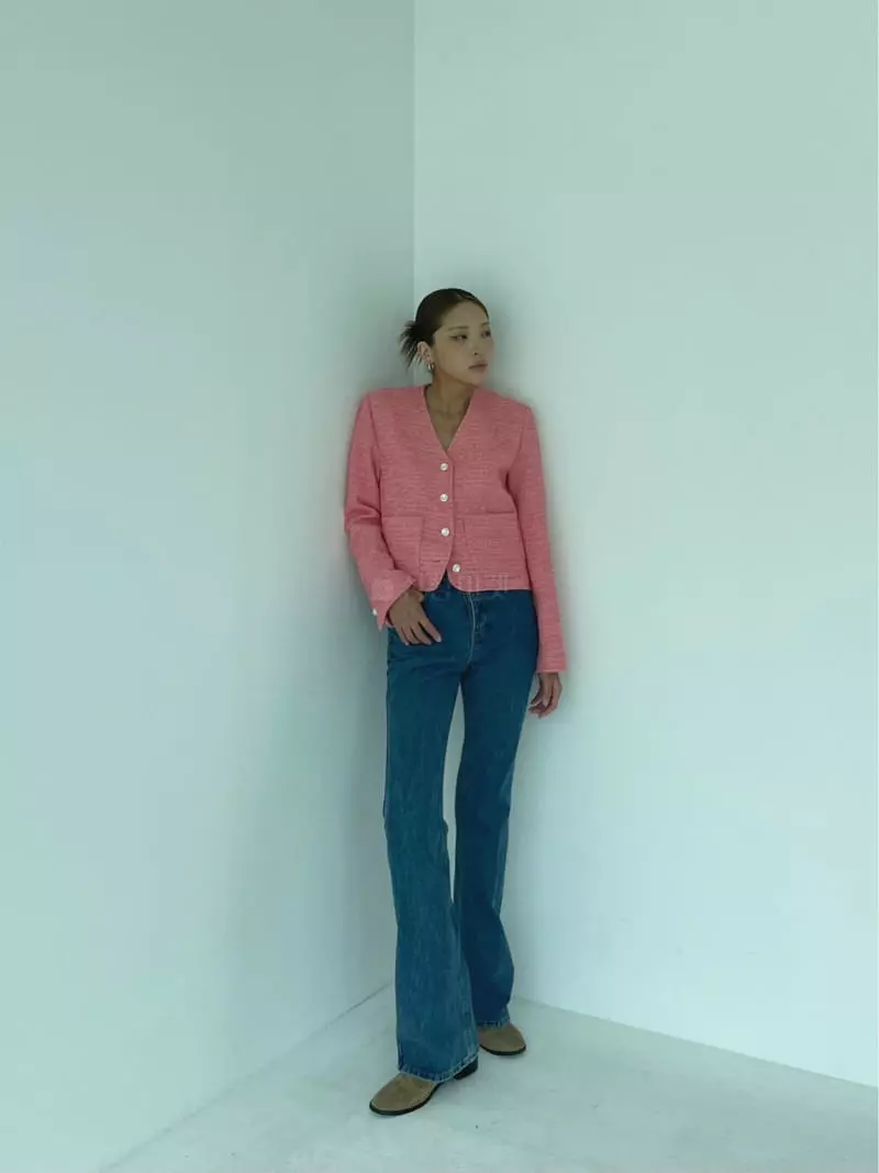 Creamvilla - Korean Women Fashion - #momslook - Button Fly Jeans - 3