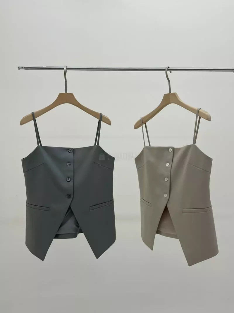 Creamvilla - Korean Women Fashion - #momslook - Banet Vest - 8