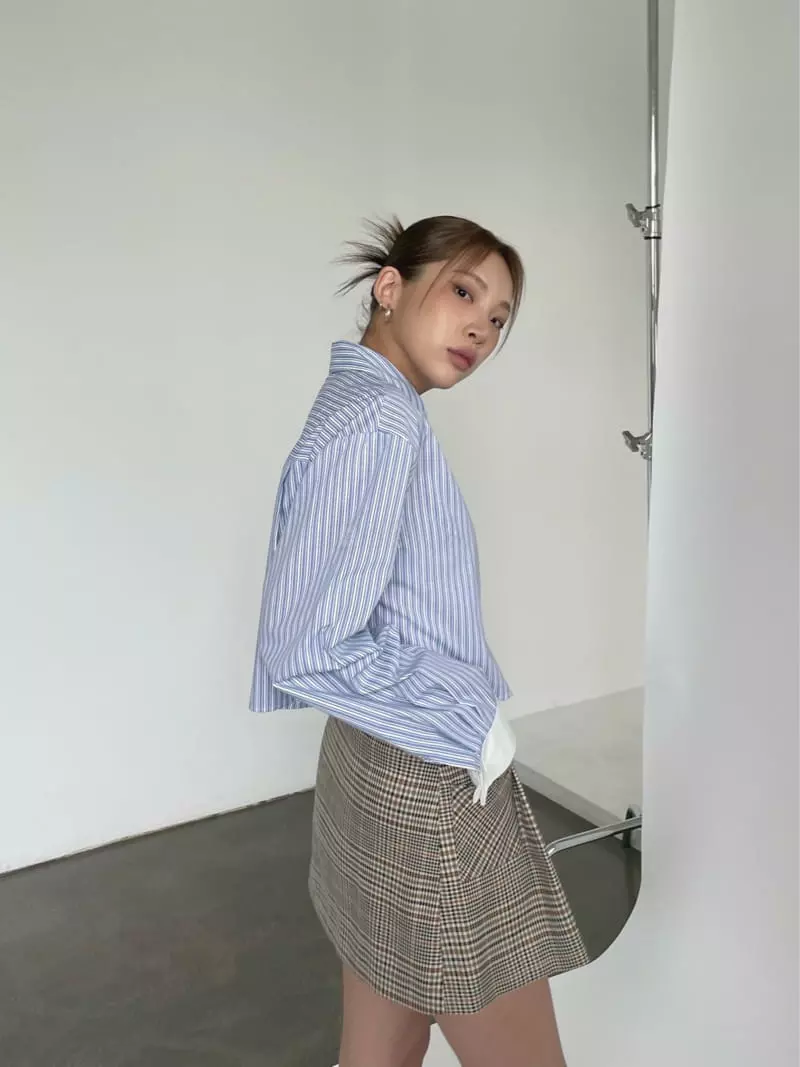 Creamvilla - Korean Women Fashion - #momslook - Mue Mue Shirt - 5
