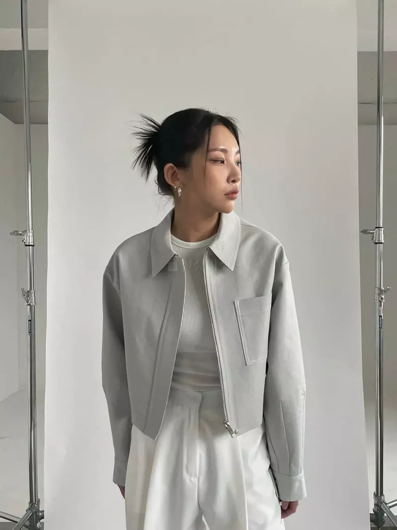 Creamvilla - Korean Women Fashion - #momslook - Mone Jacket - 2