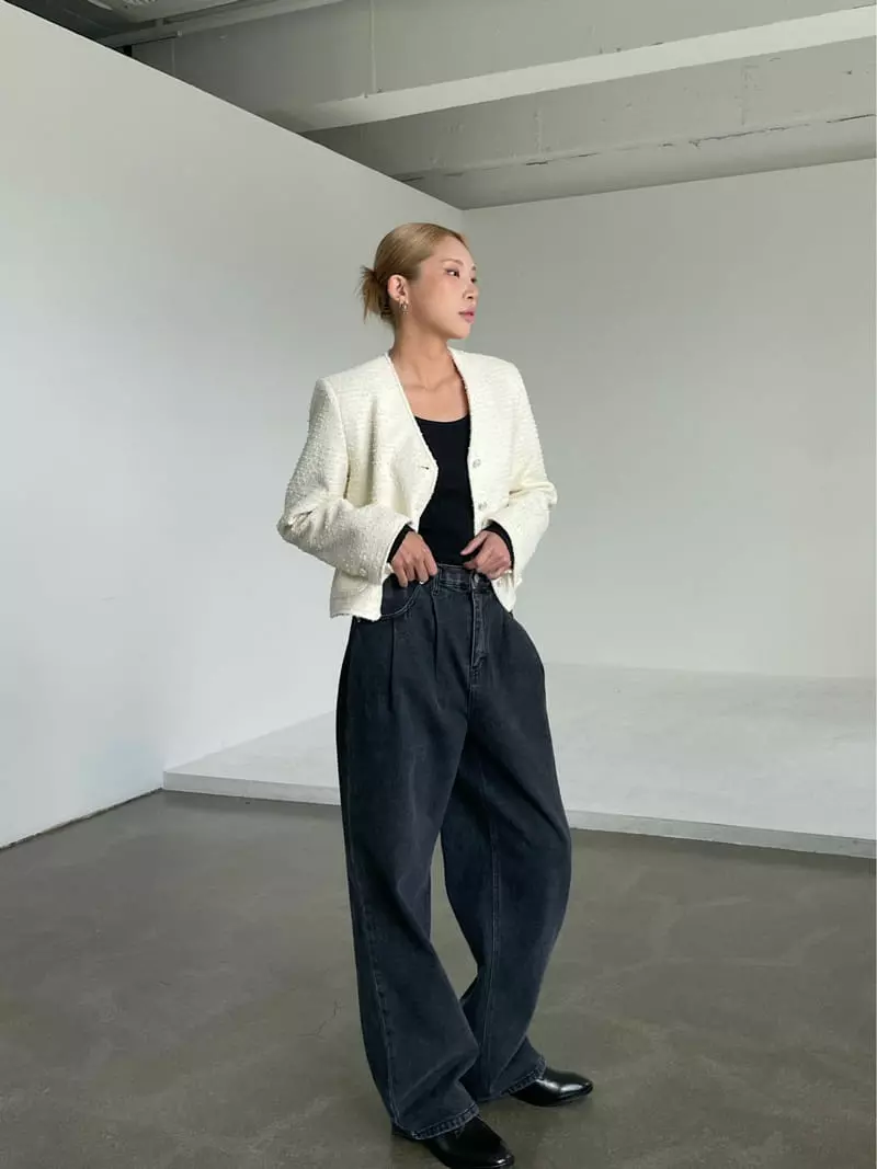 Creamvilla - Korean Women Fashion - #restrostyle - Autumn Jeans - 3