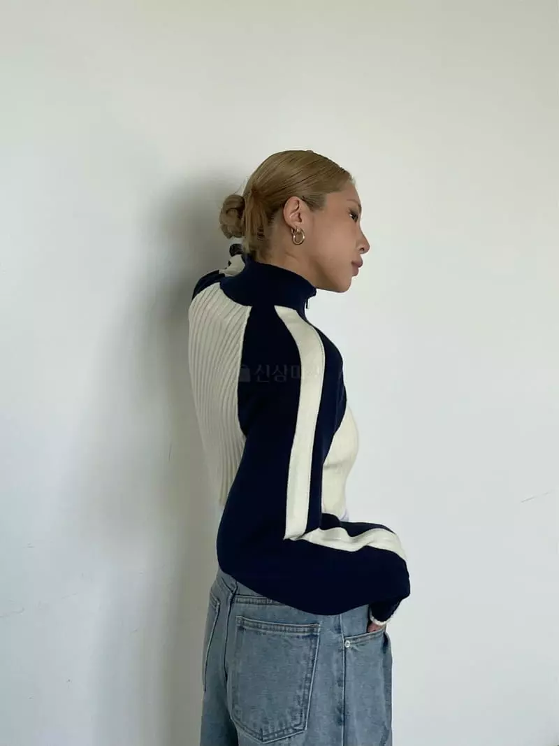 Creamvilla - Korean Women Fashion - #shopsmall - Sweat Knit Zip-up - 3