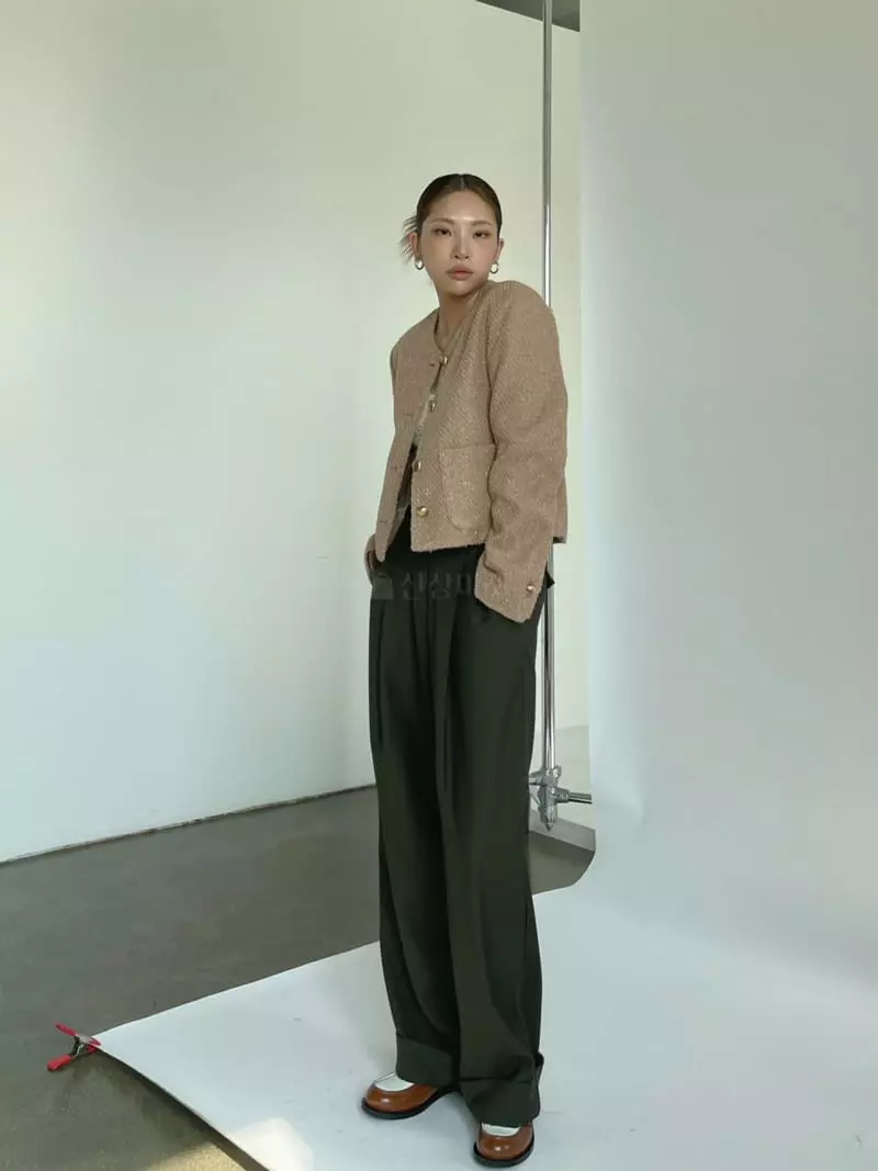 Creamvilla - Korean Women Fashion - #thatsdarling - Shine Twid Jacket - 4