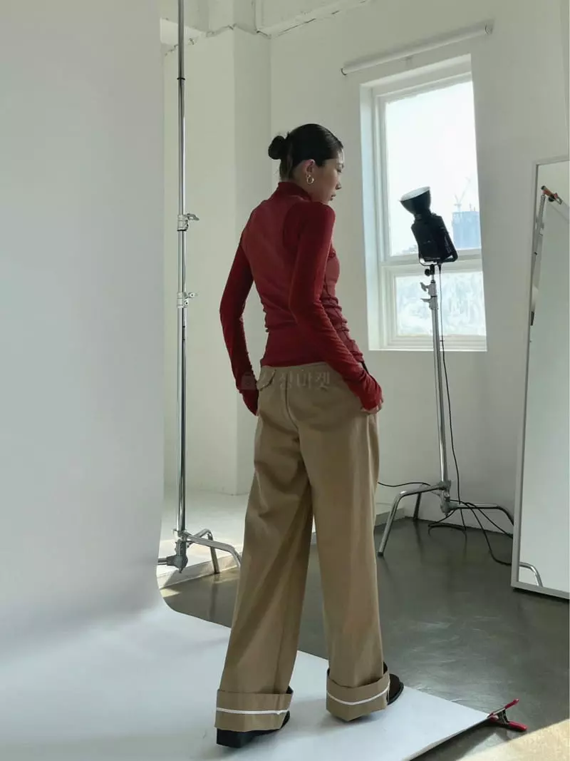 Creamvilla - Korean Women Fashion - #vintageinspired - Cabra Pants - 4