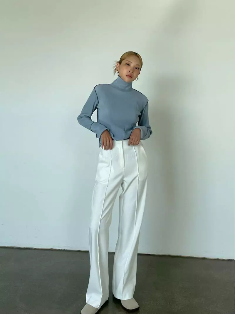 Creamvilla - Korean Women Fashion - #vintagekidsstyle - Over Pleats Tee - 2