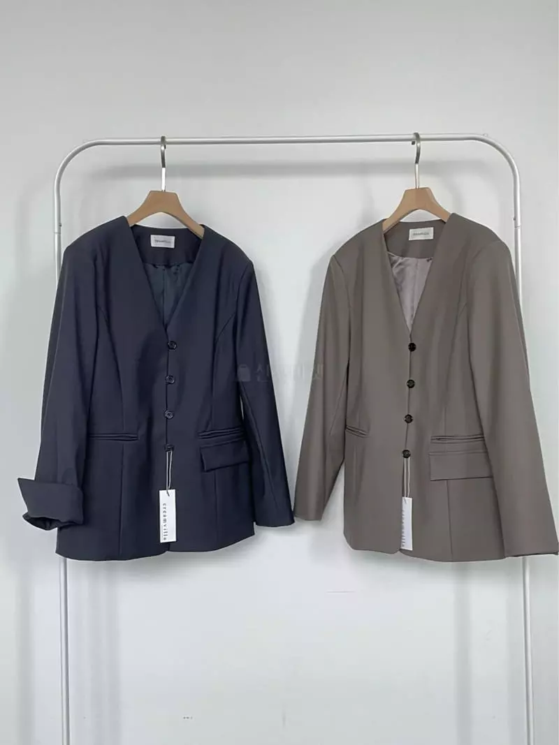 Creamvilla - Korean Women Fashion - #momslook - Tember Jacket - 4