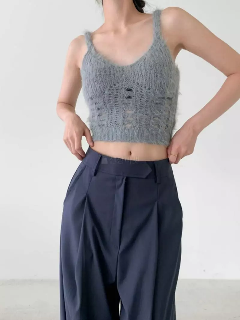 Creamvilla - Korean Women Fashion - #womensfashion - Shasha Knit Bustier - 9