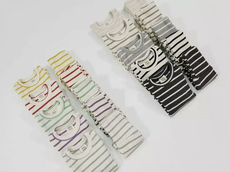 Daily Daily - Korean Baby Fashion - #babyfever - Dandan Bebe Color Line Homewear - 5