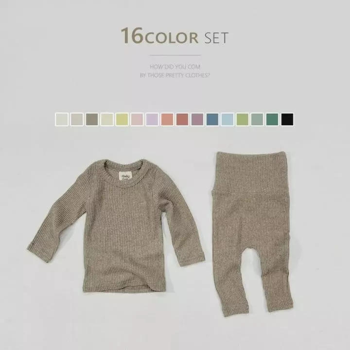 Daily Daily - Korean Baby Fashion - #babyfever - Dandan Bebe Colorful Homewear