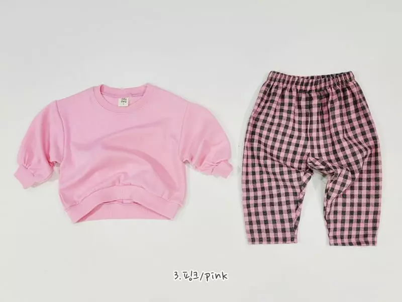 Daily Daily - Korean Children Fashion - #kidzfashiontrend - Check Pants Top Bottom Seyt - 4