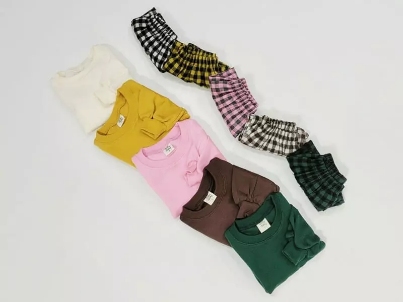 Daily Daily - Korean Children Fashion - #childofig - Check Pants Top Bottom Seyt - 9