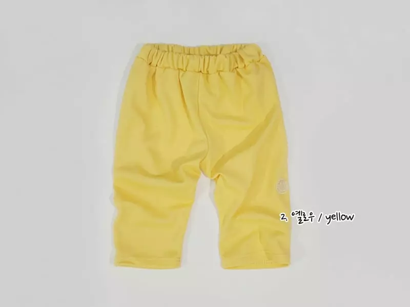 Daily Daily - Korean Children Fashion - #childofig - Smile Embroidery Pants - 3