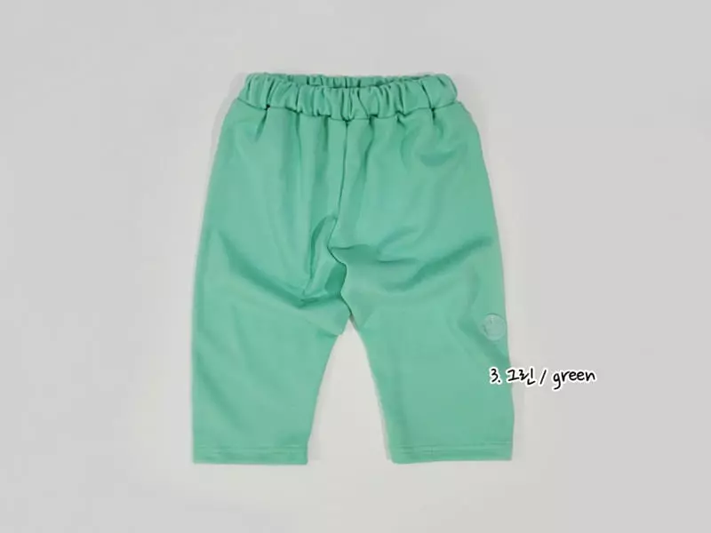 Daily Daily - Korean Children Fashion - #childofig - Smile Embroidery Pants - 4