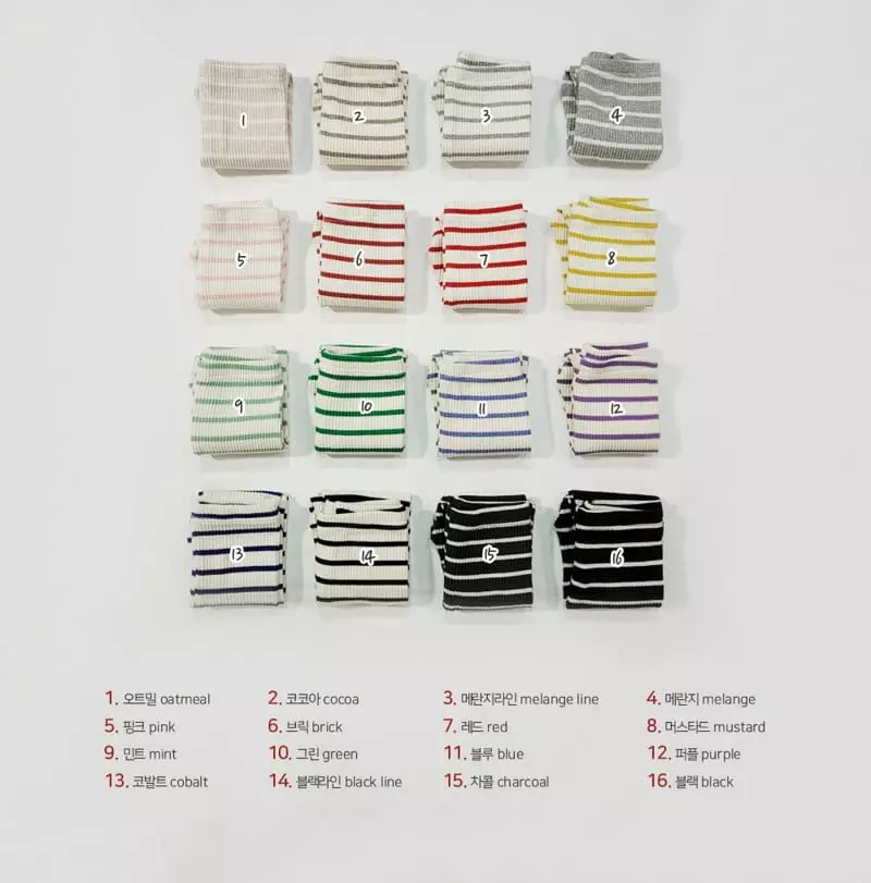 Daily Daily - Korean Children Fashion - #discoveringself - Kid Dan Dan Line Leggings