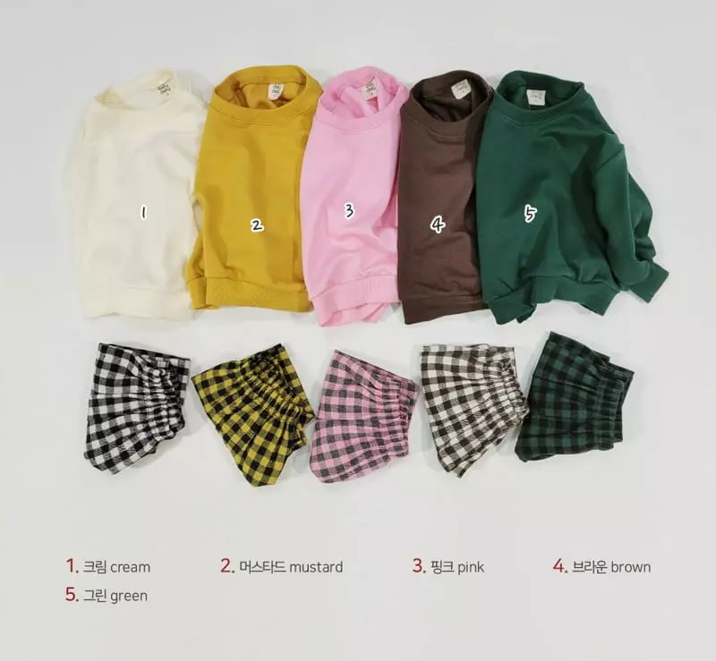 Daily Daily - Korean Children Fashion - #kidsshorts - Check Pants Top Bottom Seyt