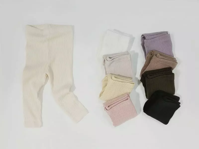 Daily Daily - Korean Children Fashion - #kidsstore - Kid Rib Fleece Leggings - 4