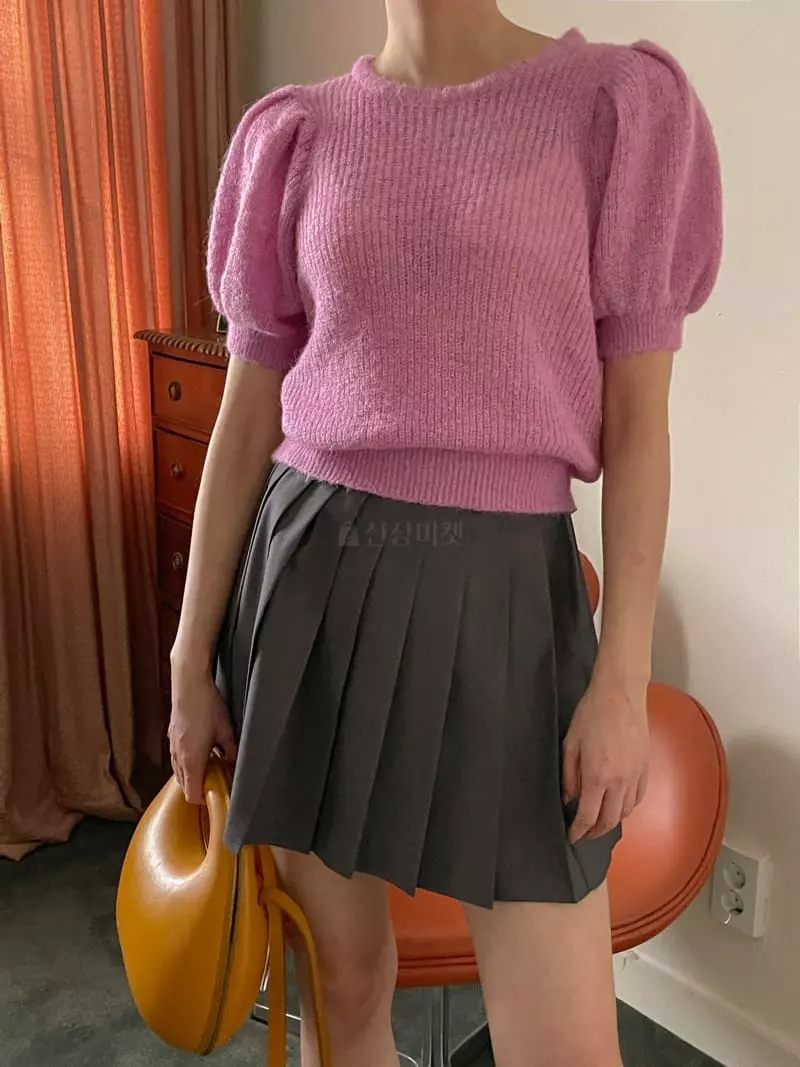 Dailyjud - Korean Women Fashion - #momslook - Alpaca Knit Tee - 7