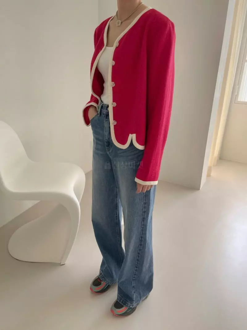 Dailyjud - Korean Women Fashion - #momslook - Middle Wide Jeans - 7