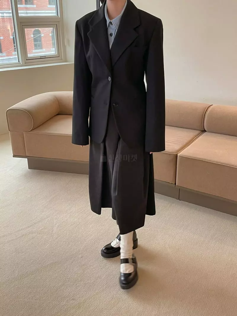 Dailyjud - Korean Women Fashion - #momslook - Two Button Jacket