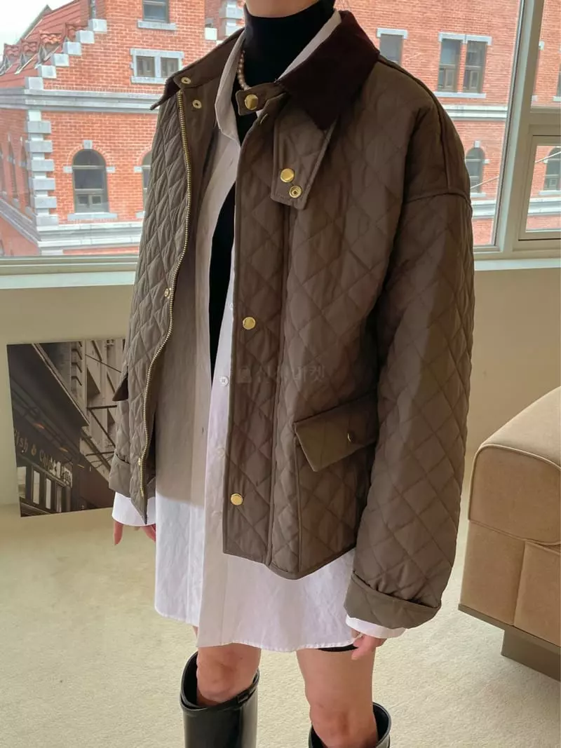Dailyjud - Korean Women Fashion - #momslook - Quilting Jumper - 3