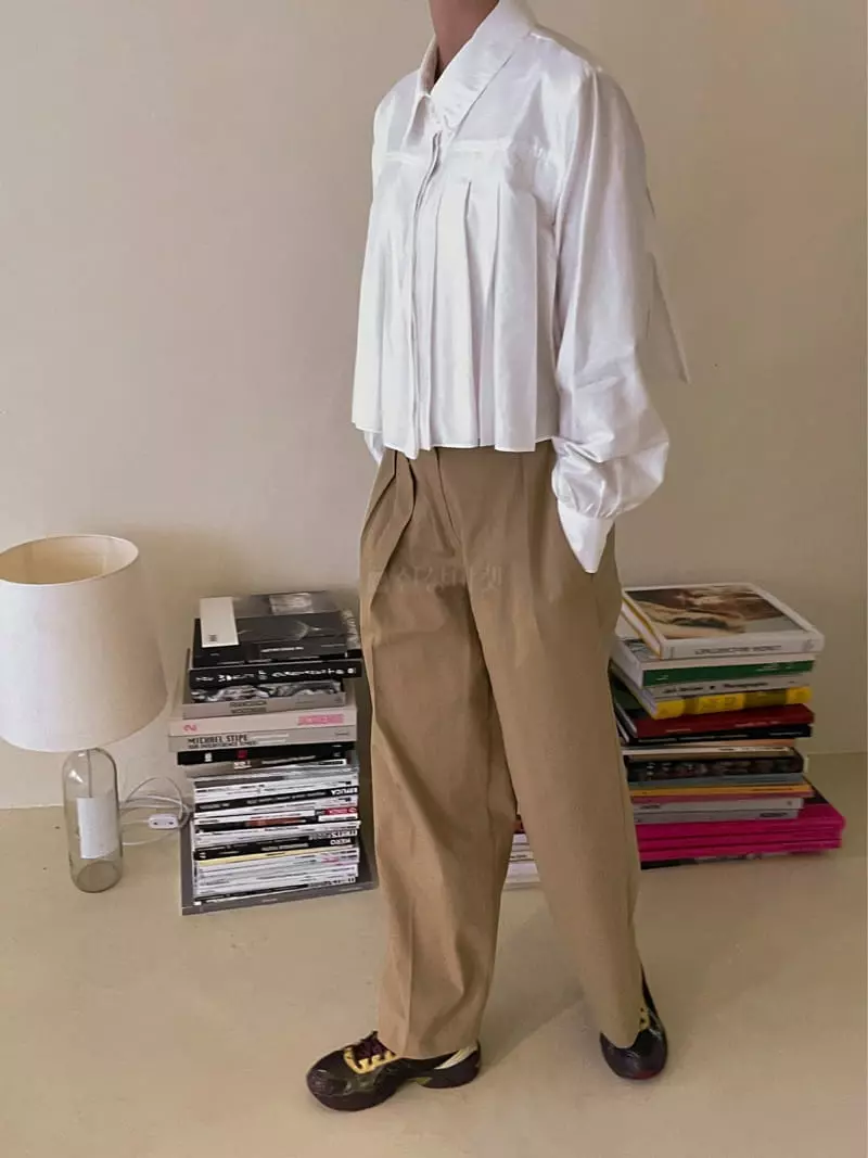 Dailyjud - Korean Women Fashion - #momslook - Age Crop SHIrt - 8