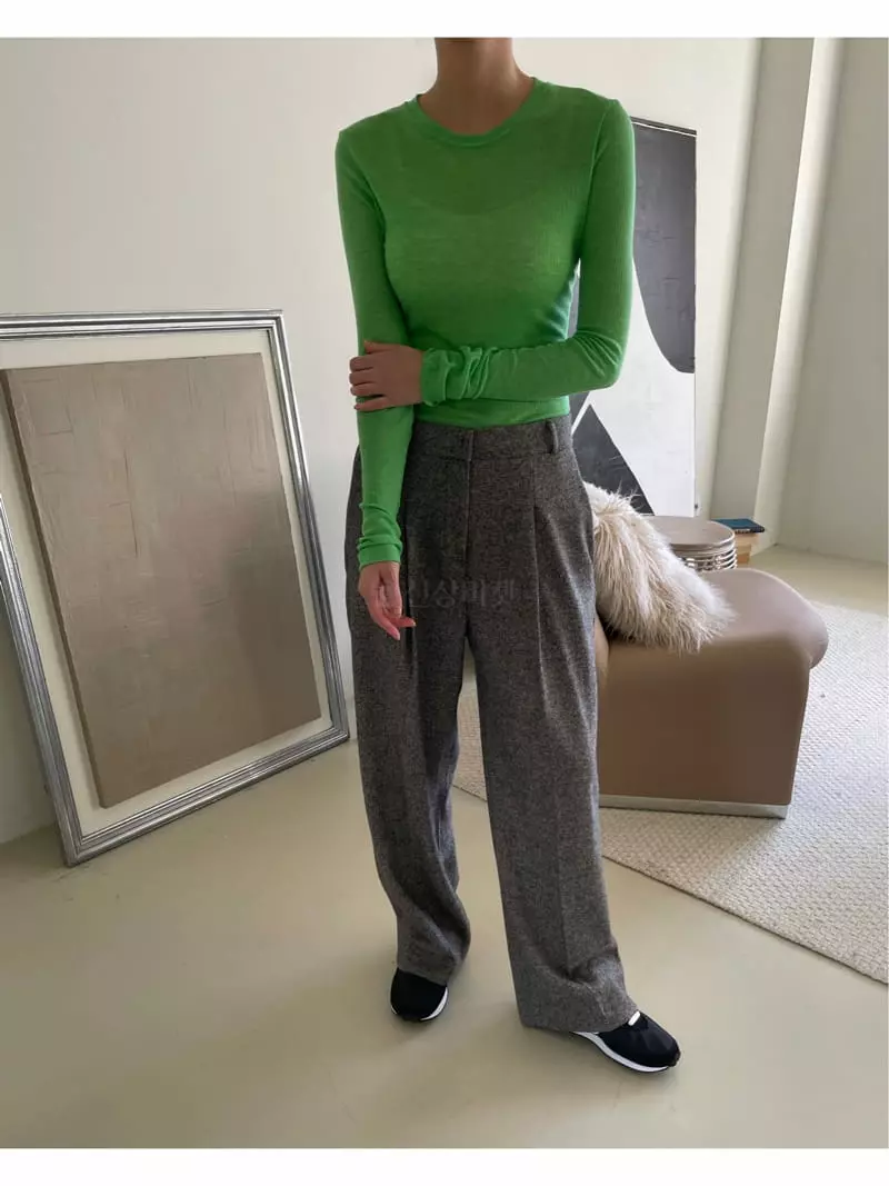 Dailyjud - Korean Women Fashion - #momslook - Swee Through Tee - 2