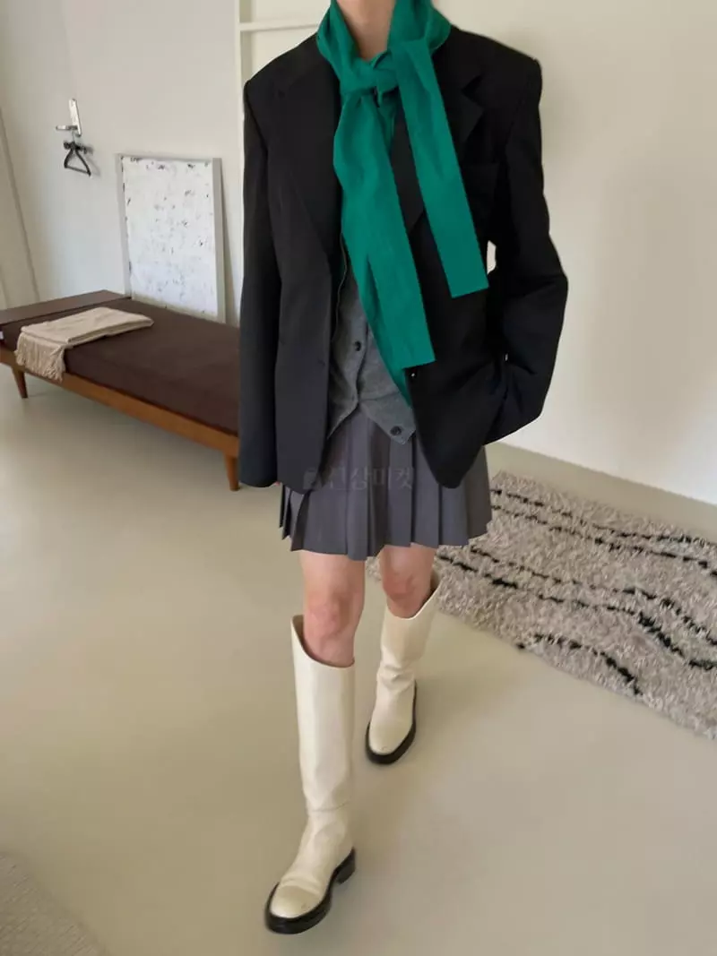Dailyjud - Korean Women Fashion - #momslook - Scarf Anorak Jumper - 3
