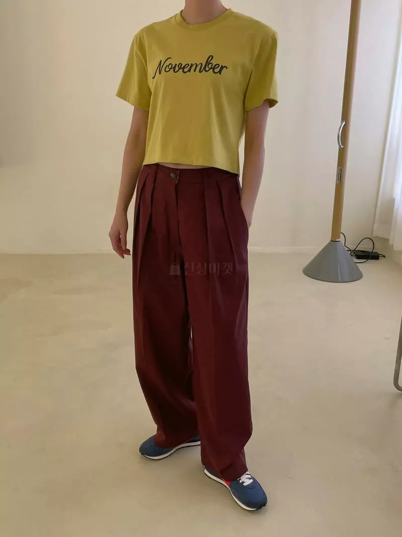 Dailyjud - Korean Women Fashion - #momslook - Row Pinruck Pants - 8