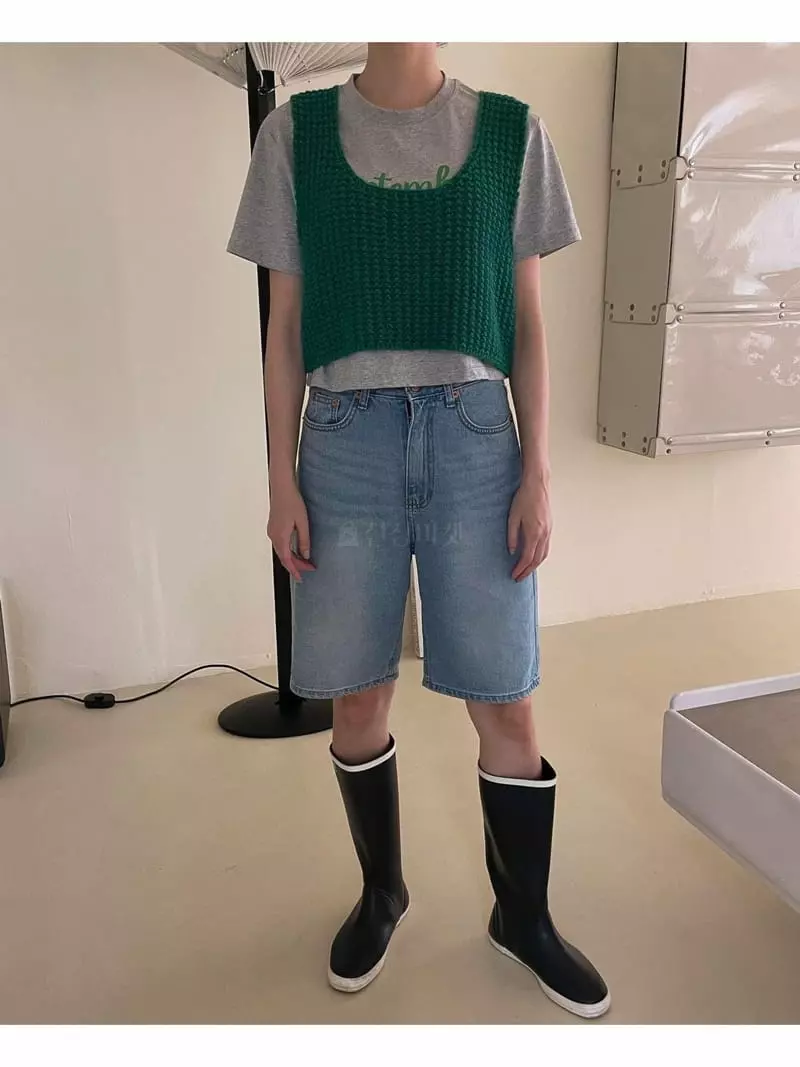 Dailyjud - Korean Women Fashion - #momslook - Knit Vest - 5
