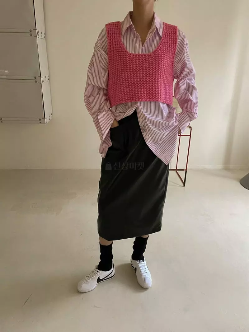 Dailyjud - Korean Women Fashion - #shopsmall - Knit Vest - 2