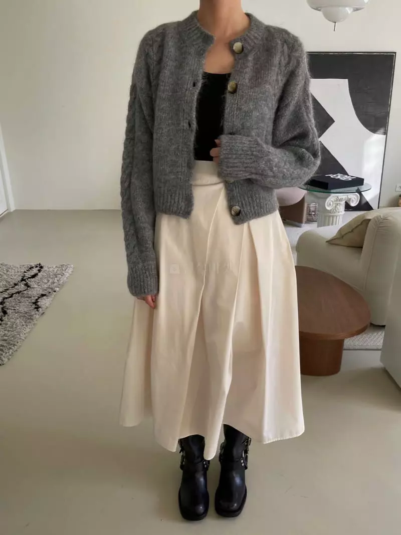 Dailyjud - Korean Women Fashion - #shopsmall - Twist Hair Knit Tee