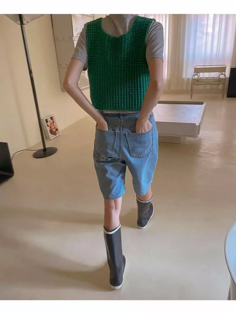 Dailyjud - Korean Women Fashion - #thatsdarling - Knit Vest - 4