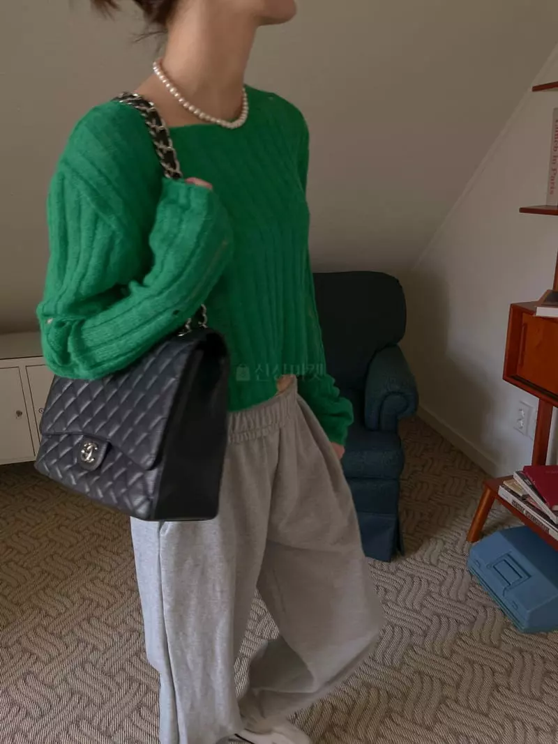 Dailyjud - Korean Women Fashion - #vintagekidsstyle - Rib Miss Knit Tee - 5