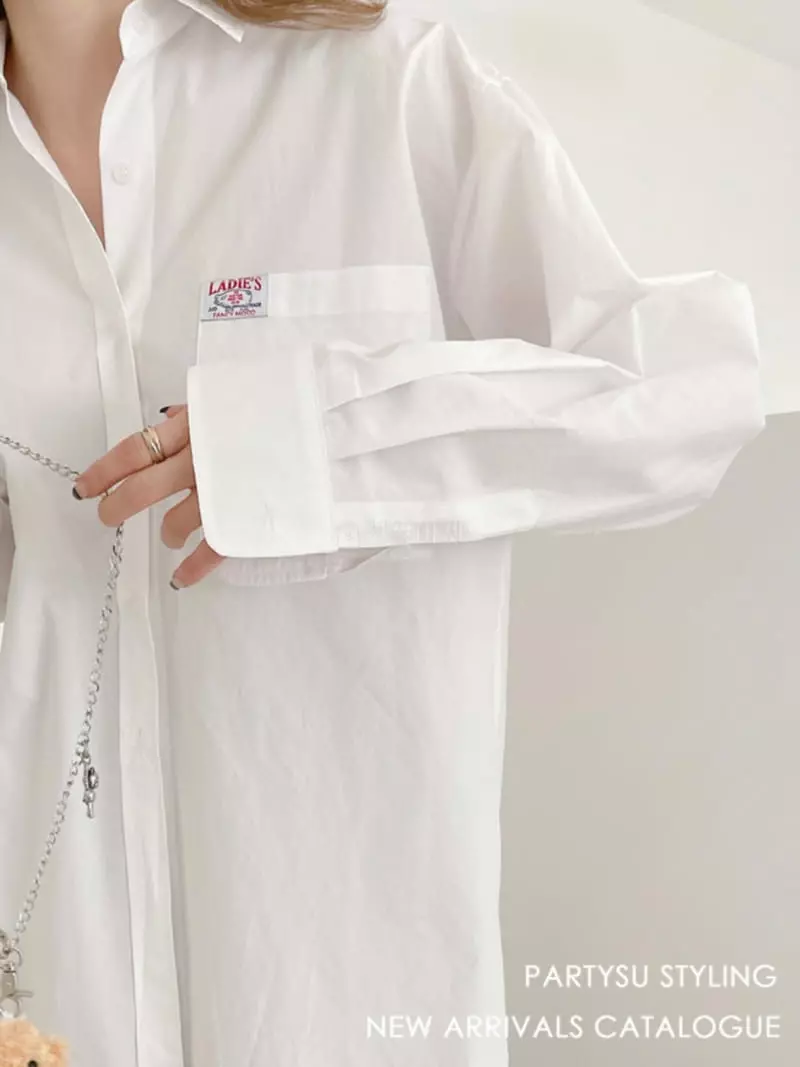 Dailyjud - Korean Women Fashion - #womensfashion - Color Label Shirt - 3