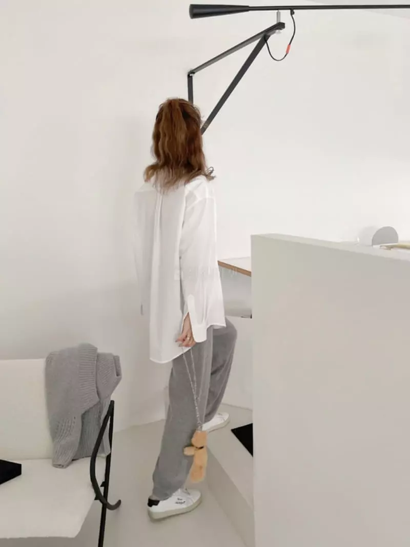 Dailyjud - Korean Women Fashion - #womensfashion - Color Label Shirt - 7
