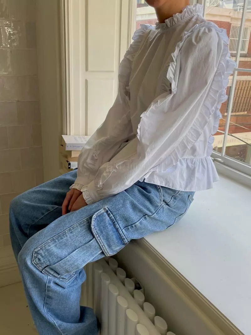 Dailyjud - Korean Women Fashion - #womensfashion - Frill Blouse - 2