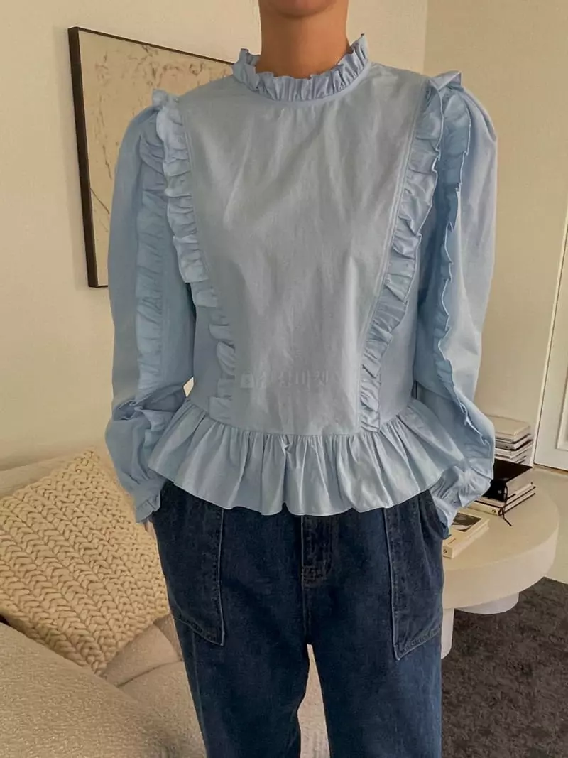 Dailyjud - Korean Women Fashion - #womensfashion - Frill Blouse - 6