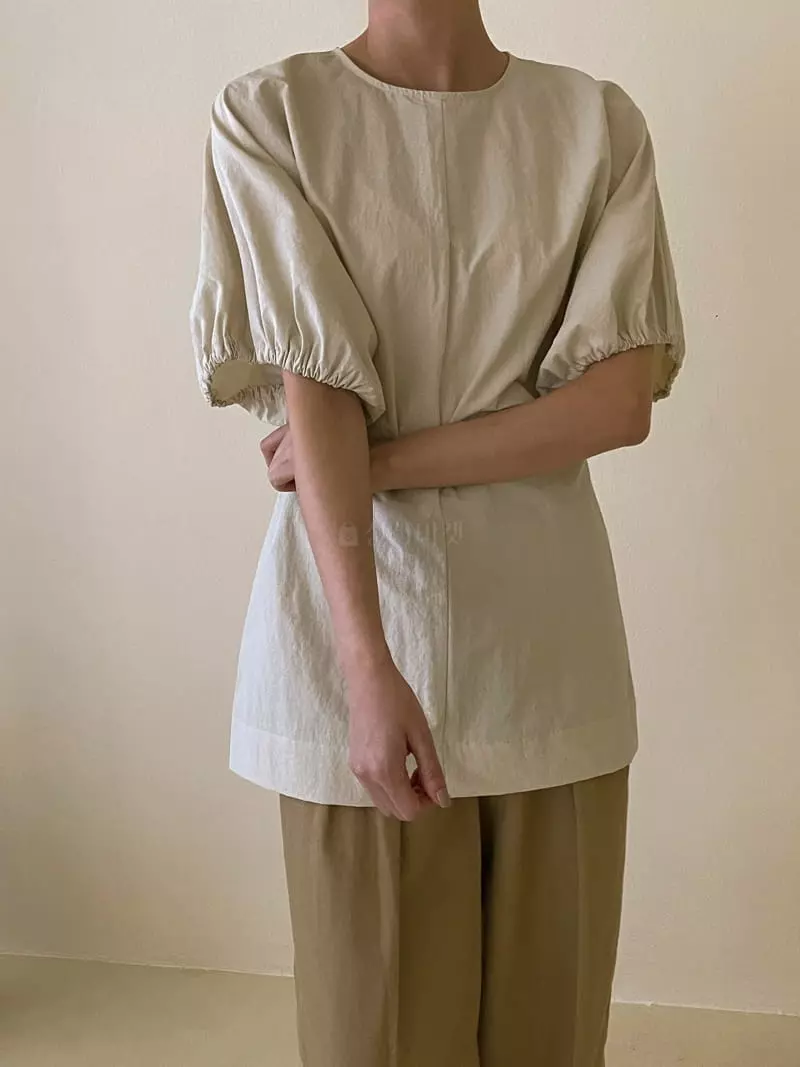 Dailyjud - Korean Women Fashion - #womensfashion - Puff Blouse - 3