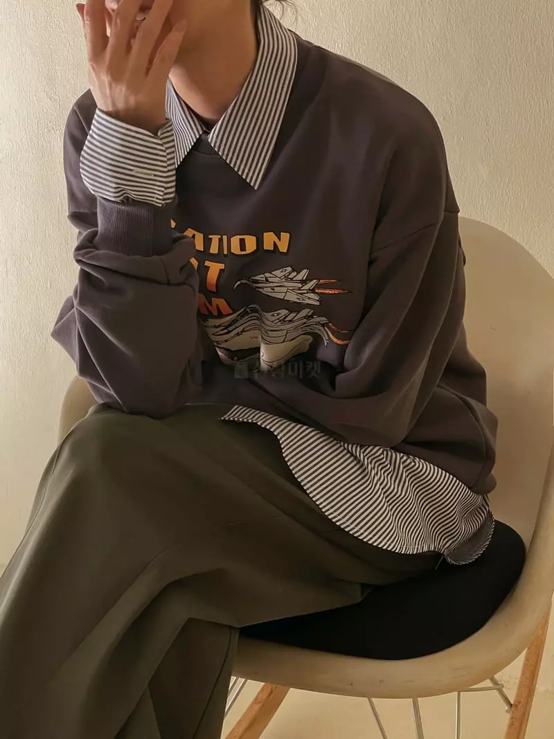 Dailyjud - Korean Women Fashion - #womensfashion - Jet Sweatshirt - 2