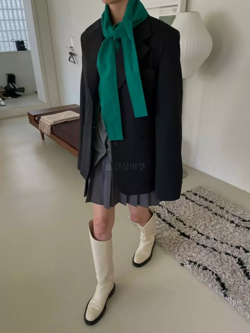 Dailyjud - Korean Women Fashion - #momslook - Scarf Anorak Jumper - 4