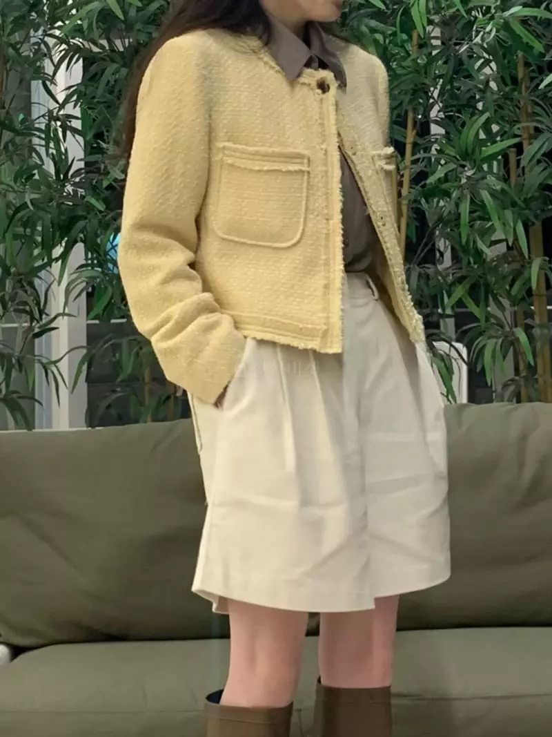 Daisy - Korean Women Fashion - #momslook - Co Twid Jacket - 5