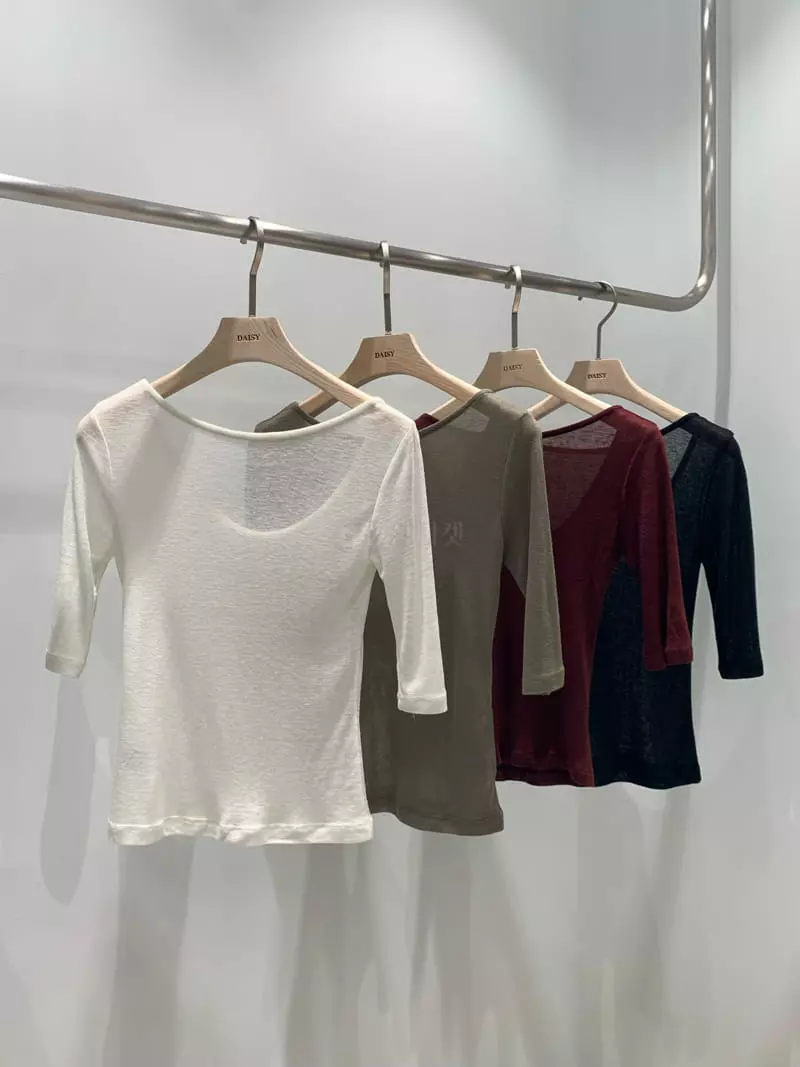 Daisy - Korean Women Fashion - #momslook - Cash Tee - 2