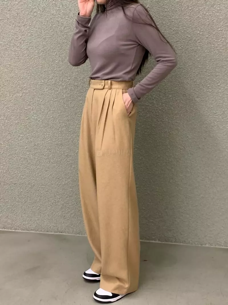 Daisy - Korean Women Fashion - #womensfashion - Pintuck Pants - 4