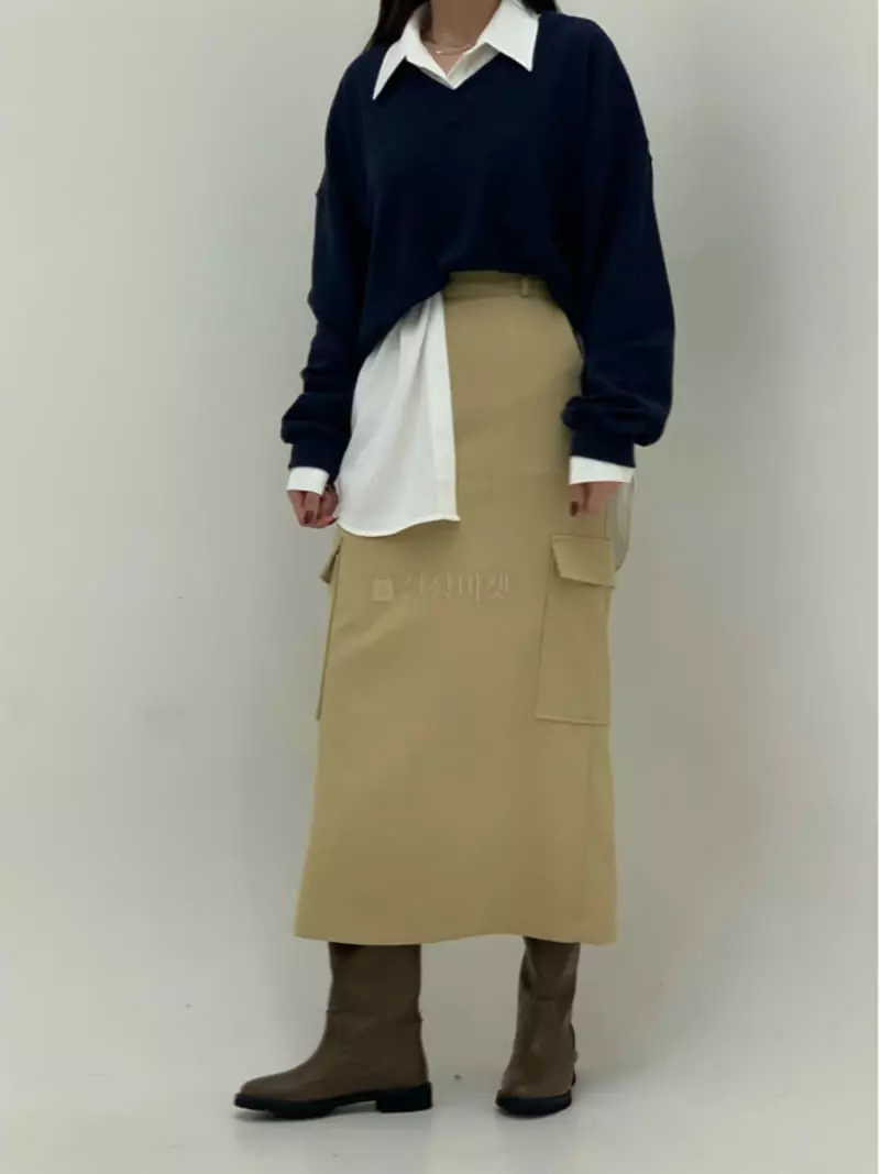 Daisy - Korean Women Fashion - #momslook - May Pocket Skirt