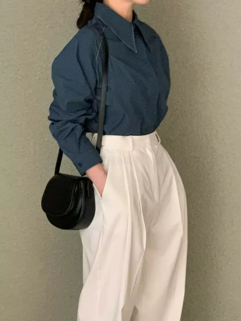 Daisy - Korean Women Fashion - #pursuepretty - Stitch Shirt - 2